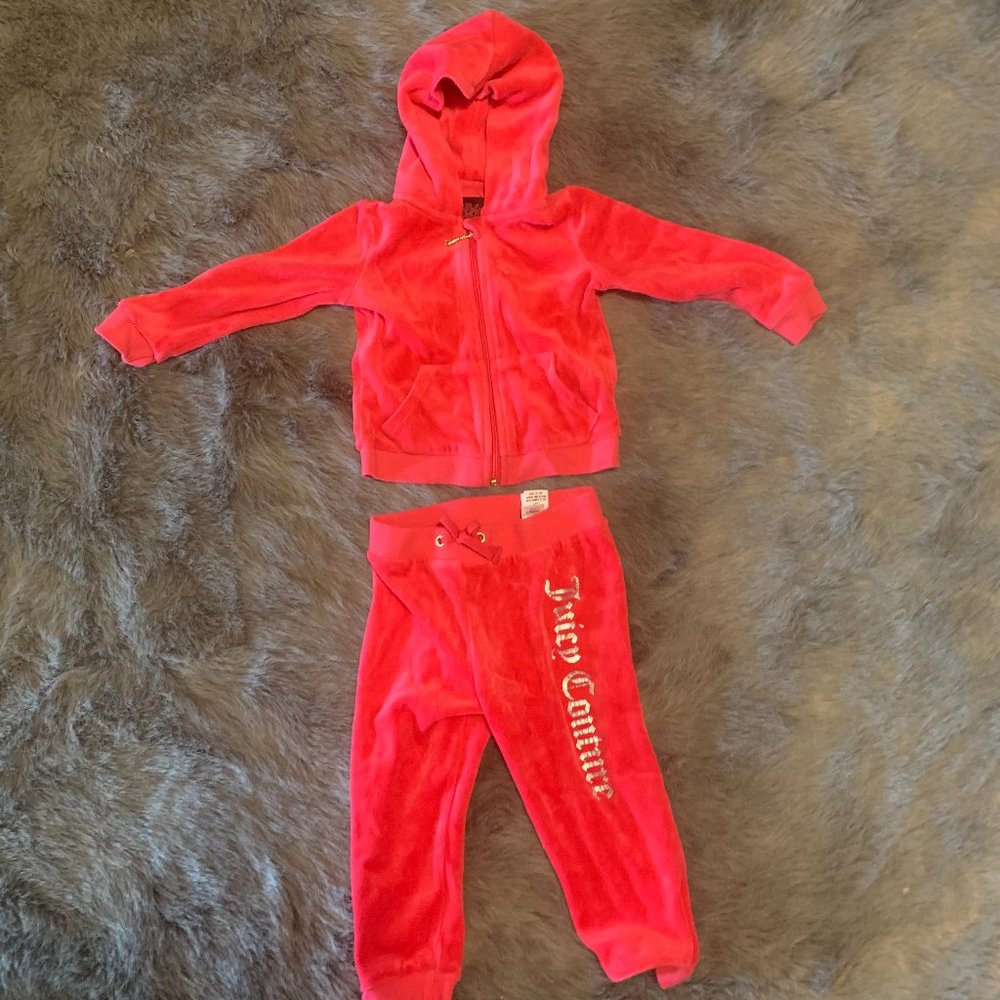 Juicy Couture - Pink Velour Jumpsuit